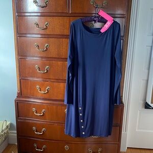 Lilly Pulitzer Navy Long Sleeve Dress